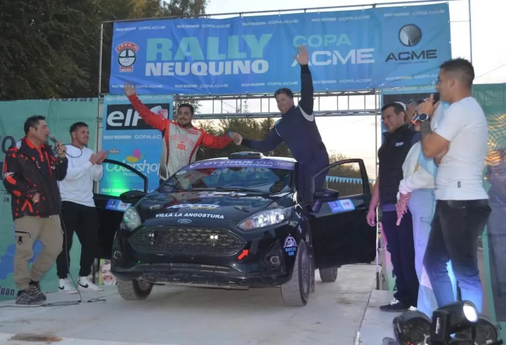 Martínez consiguió su primera victoria en el Rally Neuquino 