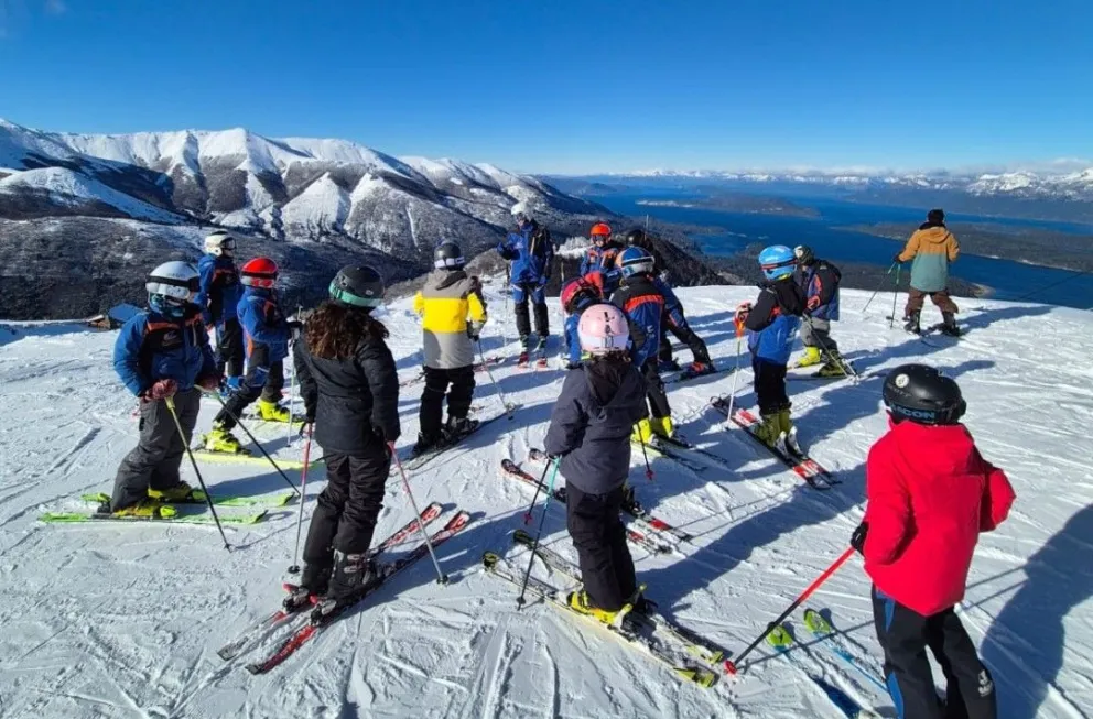 El club Andino con casi 300 alumnos comenzo sus escuelas de invierno
